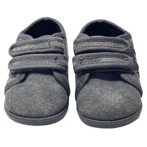 Zara Leather Suede Gray Boys Toddler Baby Comfort Shoes Loafers‎ Size EU 19 US 4